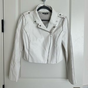 Honey punch leather jacket